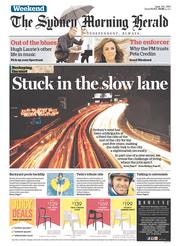 Sydney Morning Herald (Australia) Newspaper Front Page for 5 April 2014