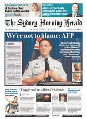 Sydney Morning Herald (Australia) Newspaper Front Page for 5 May 2015