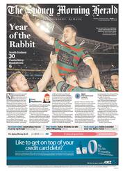 Sydney Morning Herald (Australia) Newspaper Front Page for 6 October 2014