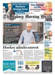 Sydney Morning Herald (Australia) Newspaper Front Page for 6 December 2014
