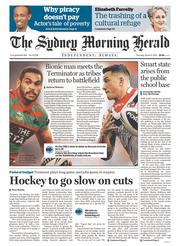 Sydney Morning Herald (Australia) Newspaper Front Page for 6 March 2014