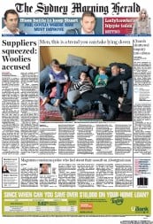 Sydney Morning Herald (Australia) Newspaper Front Page for 6 July 2012