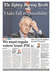 Sydney Morning Herald (Australia) Newspaper Front Page for 6 July 2016