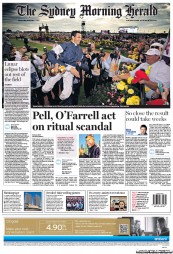 Sydney Morning Herald (Australia) Newspaper Front Page for 7 November 2012