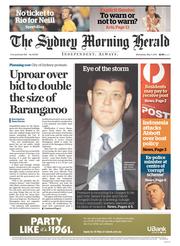 Sydney Morning Herald (Australia) Newspaper Front Page for 7 May 2014