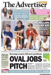 The Advertiser (Australia) Newspaper Front Page for 13 July 2013