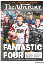 The Advertiser (Australia) Newspaper Front Page for 1 March 2013