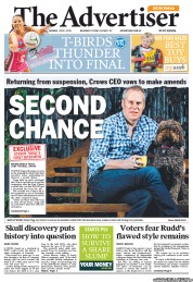 The Advertiser (Australia) Newspaper Front Page for 1 July 2013