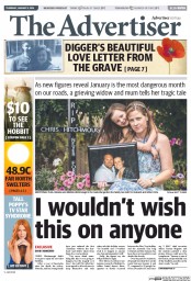 The Advertiser (Australia) Front Page for 27 August 2013 
