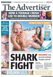 The Advertiser (Australia) Newspaper Front Page for 30 November 2013