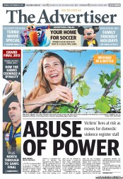 The Advertiser (Australia) Newspaper Front Page for 30 September 2013