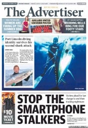 The Advertiser (Australia) Newspaper Front Page for 9 October 2013