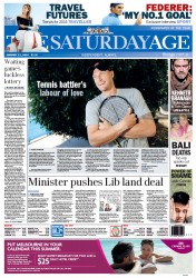 The Age (Australia) Newspaper Front Page for 11 January 2014