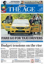 The Age (Australia) Newspaper Front Page for 11 April 2014