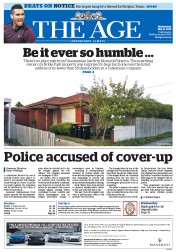 The Age (Australia) Newspaper Front Page for 11 May 2016
