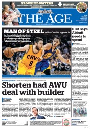 The Age (Australia) Newspaper Front Page for 11 June 2015