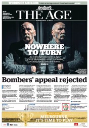 The Age (Australia) Newspaper Front Page for 12 October 2016