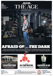 The Age (Australia) Newspaper Front Page for 13 May 2016