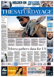 The Age (Australia) Newspaper Front Page for 13 July 2013