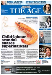 The Age (Australia) Newspaper Front Page for 15 December 2015