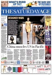 The Age (Australia) Newspaper Front Page for 16 February 2013