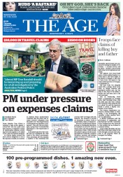 The Age (Australia) Newspaper Front Page for 17 October 2013