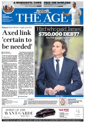 The Age (Australia) Newspaper Front Page for 17 February 2016