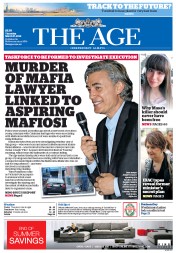The Age (Australia) Newspaper Front Page for 17 March 2016