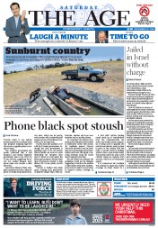 The Age (Australia) Newspaper Front Page for 19 December 2015