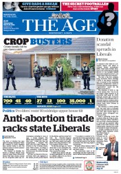 The Age (Australia) Newspaper Front Page for 19 March 2014