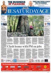 The Age (Australia) Newspaper Front Page for 1 February 2014