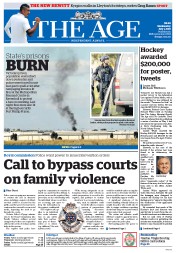 The Age (Australia) Newspaper Front Page for 1 July 2015