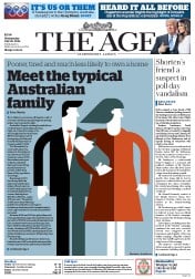 The Age (Australia) Newspaper Front Page for 20 July 2016