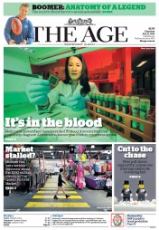 The Age (Australia) Newspaper Front Page for 21 July 2016