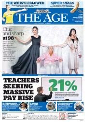 The Age (Australia) Newspaper Front Page for 23 February 2016