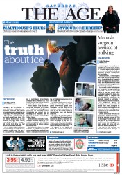 The Age (Australia) Newspaper Front Page for 23 May 2015