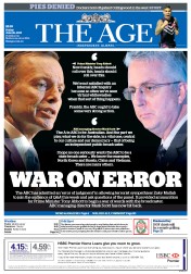 The Age (Australia) Newspaper Front Page for 26 June 2015