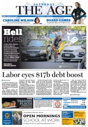 The Age (Australia) Newspaper Front Page for 27 February 2016