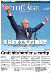 The Age (Australia) Newspaper Front Page for 27 June 2016