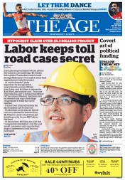 The Age (Australia) Newspaper Front Page for 28 July 2015