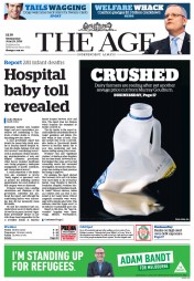 The Age (Australia) Newspaper Front Page for 29 June 2016