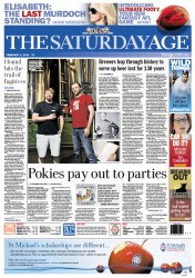 The Age (Australia) Newspaper Front Page for 2 February 2013