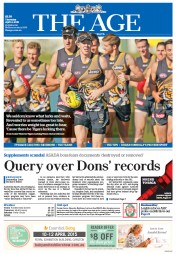 The Age (Australia) Newspaper Front Page for 2 April 2015
