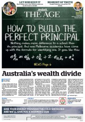 The Age (Australia) Newspaper Front Page for 2 June 2016