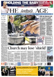 The Age (Australia) Newspaper Front Page for 30 January 2013