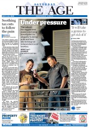 The Age (Australia) Newspaper Front Page for 31 May 2014
