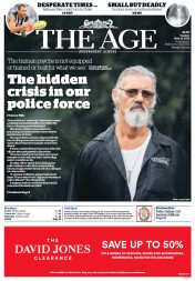 The Age (Australia) Newspaper Front Page for 31 May 2016