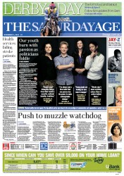 The Age (Australia) Newspaper Front Page for 3 November 2012