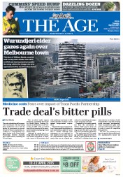 The Age (Australia) Newspaper Front Page for 3 March 2015