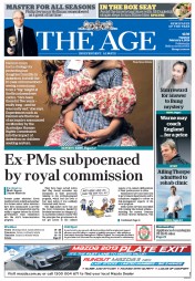 The Age (Australia) Newspaper Front Page for 4 February 2014